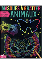 Masques a gratter - animaux