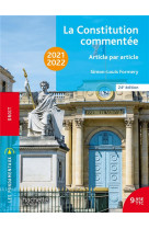 Fondamentaux  - la constitution commentee 2021-2022