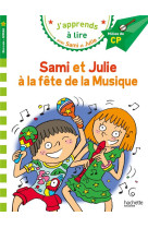 Sami et julie cp niveau 2 - la fete de la musique