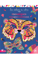 Mosaïques masques animaux - pochette avec accessoires