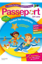 Passeport - de la petite a la moyenne section - cahier de vacances 2022