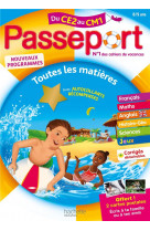Passeport - du ce2 au cm1 (8-9 ans) - cahier de vacances 2022