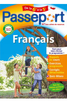 Passeport - francais - de la 6e a la 5e - cahier de vacances 2024