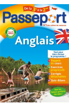 Passeport - anglais - de la 3e a la 2nde - cahier de vacances 2024
