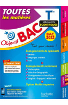 Objectif bac toutes les matieres term specialites scientifiques bac 2022