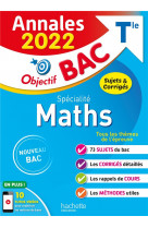 Annales objectif bac 2022 specialite maths