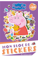 Peppa pig - mon bloc de stickers et activites