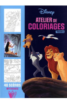 Disney teens - atelier de coloriages - les scenes mythiques