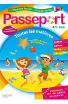 Passeport - de la moyenne a la grande section - cahier de vacances 2022