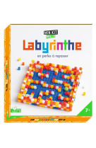 Labyrinthe en perles a repasser - mini coffret avec accessoires