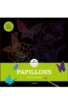 Cartes a gratter art-therapie papillons