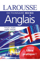 Larousse micro anglais - le plus petit dictionnaire d-anglais