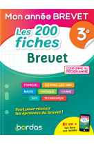 Mon annee brevet les 200 fiches brevet 3e