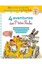 Cocorico je sais lire! 1eres lectures avec les p-tites poules-4 aventures des p-tites poules-niv1 t2