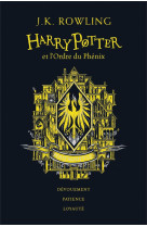 Harry potter - t05 - harry potter et l-ordre du phenix - poufsouffle