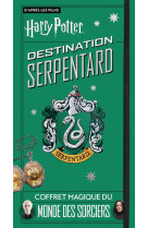 Harry potter - destination serpentard - coffret magique du monde des sorciers