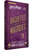 Harry potter - baguettes magiques - coffret magique du monde des sorciers