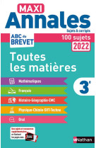 Maxi annales brevet 2022-corrige