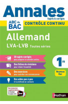 Annales bac 2024- allemand 1re-corrige