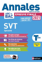 Annales bac 2021 svt term - corrige