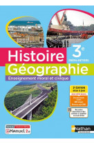 Histoire - geographie - 3eme prepa-metiers - livre + licence eleve - 2021