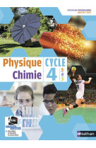 Physique chimie - cycle 4 - manuel eleve - grand format - 2017