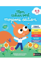 Mon cahier vert moyenne section