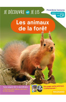 Je decouvre et je lis cp - les animaux de la foret - premieres lectures, premieres decouvertes