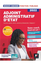 Reussite concours - adjoint administratif d-etat - categorie c - 2022- preparation complete