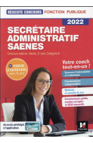 Reussite concours - secretaire administratif, saenes - categorie b - 2022 - preparation complete