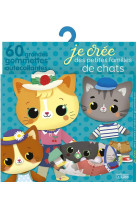 Petites familles en gom chats