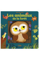 Livre puzzle 9p animaux foret