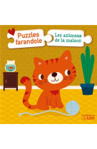 Puzzles farandole - les animaux de la maison