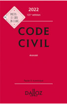 Code civil 2022, annote. 121e ed.