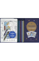 Tarot divinatoire a colorier