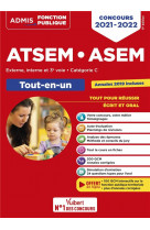 Concours atsem et asem - categorie c - tout-en-un - agent (territorial) specialise des ecoles matern