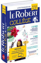 Le robert college + carte numerique