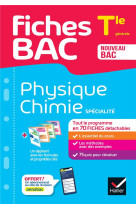 Fiches bac - physique-chimie tle (spécialité) - bac 2025