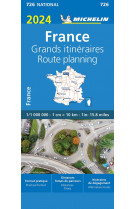 Carte nationale france - carte nationale grands itineraires france 2024