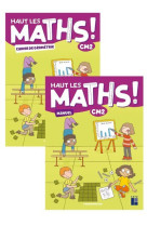 Haut les maths cm2 - manuel + cahier de geometrie 2022