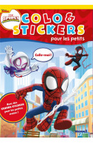 Marvel spidey et ses amis extraordinaires - colo & stickers pour les petits - avec des grands sticke