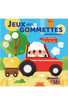 Hemma et moi - jeux avec gommettes - les animaux de la ferme