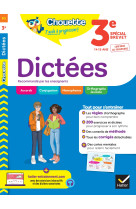 Dictees 3e - cahier de revision et d-entrainement