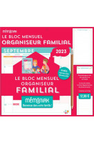 Le bloc mensuel organiseur familial memoniak, calendrier (sept. 2022- dec 2023)