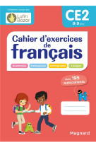 Cahier d-exercices de francais ce2 - un cahier concu par lutin bazar