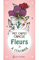 Mes cartes oracle fleurs a colorier