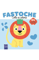 Le lion -  fastoche colle et colorie