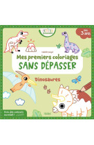 Mes premiers coloriages sans dépasser - dinosaures