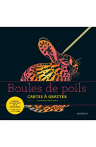 Livre a gratter - boules de poils