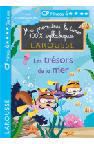 Premieres lectures syllabiques cp - niveau 3 les tresors de la mer